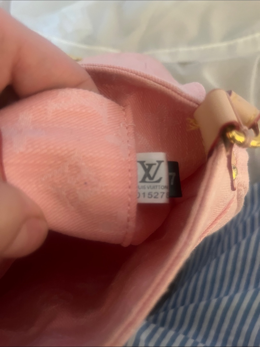 Louis Vuitton Pink denim sunset purse - Picture 10 of 15